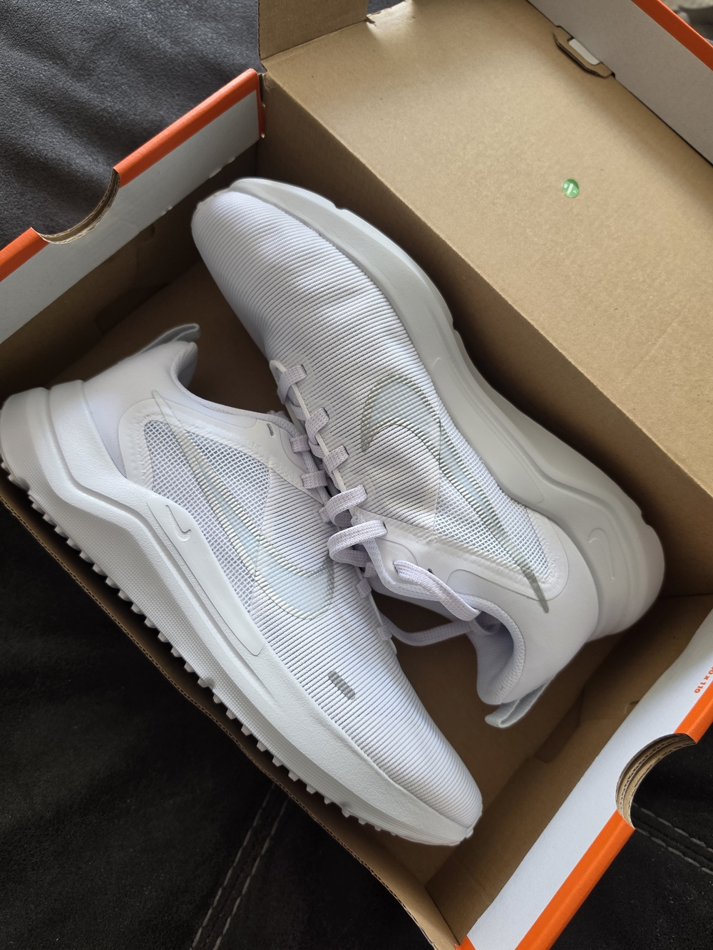 Womens Nike Downshifter 12 White Running Sneakers